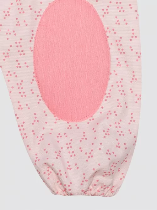 Pink Dotted Crawling Dungarees