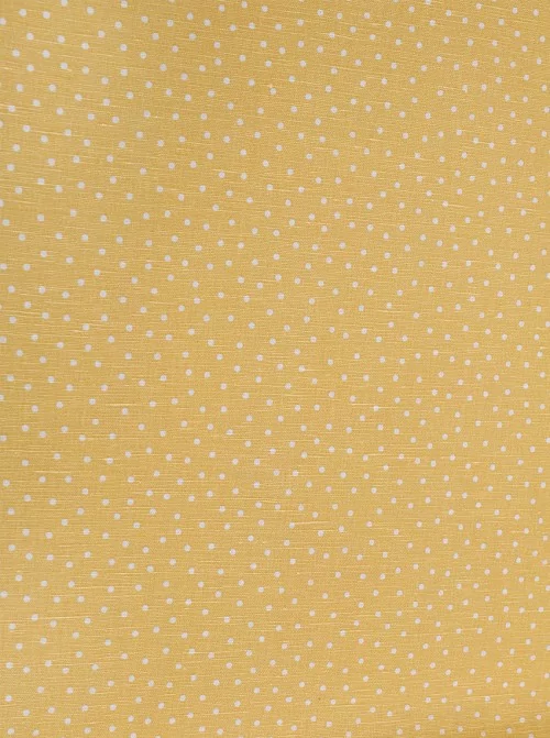 Mustard Breastfeeding Cloth White Dots