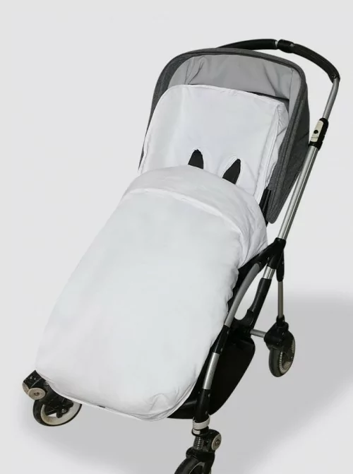 Bugaboo Bee Pique White Waterproof Cover with Waterproof Sack White
