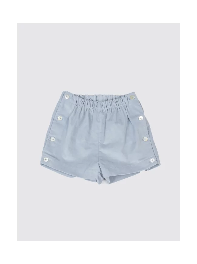 Light Blue Corduroy Shorts