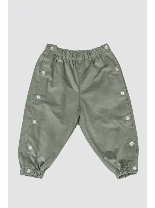 Corduroy Long Pants Green