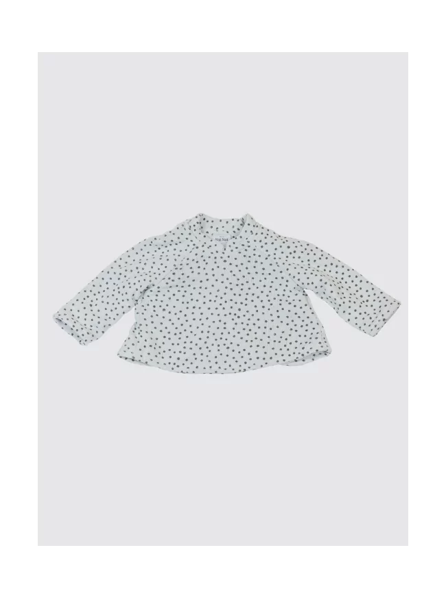Grey Knitted Coat Mao Collar