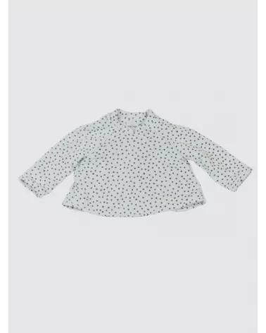 Grey Knitted Coat Mao Collar