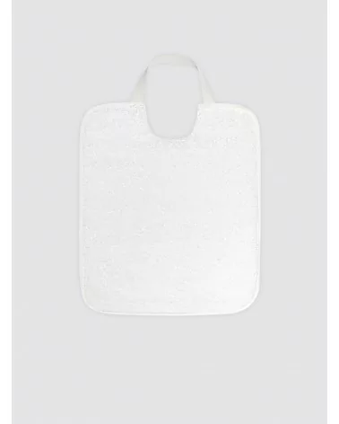 Large White Bib With Elastic