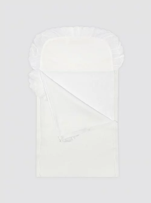 Cotton sack with white sheet