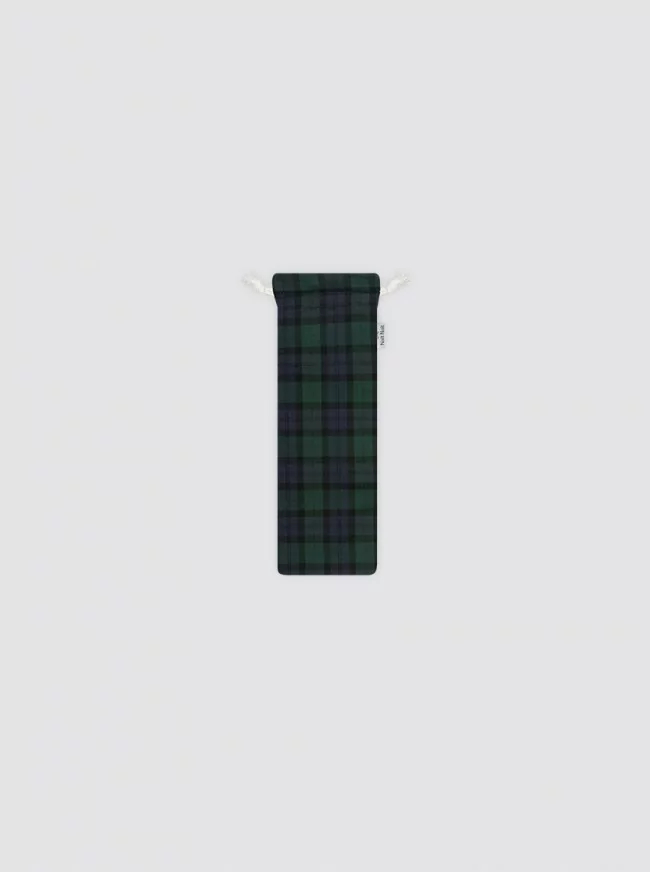 Balmoral Toothbrush Pouch Navy and Green