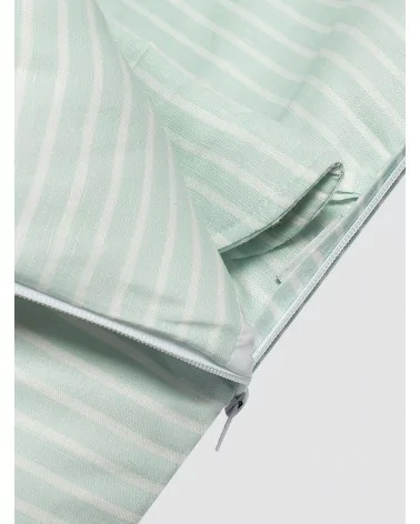 Hammock Cover With Sack Horizontal Stripes Water Green