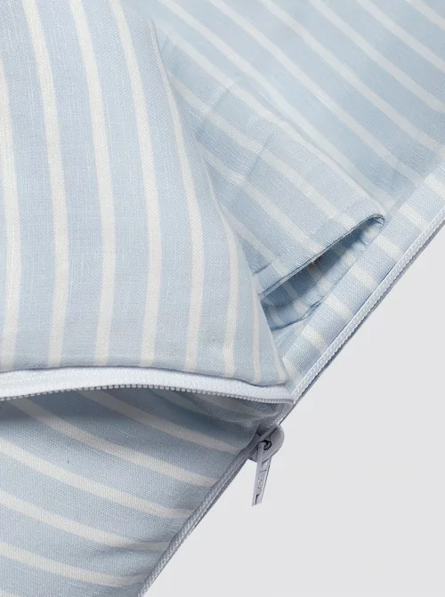 Hammock Cover With Sack Horizontal Stripes Sky Blue