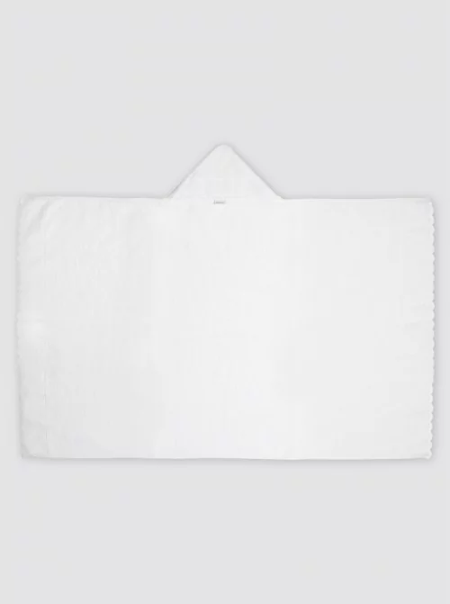 Mini White Embroidered Towel