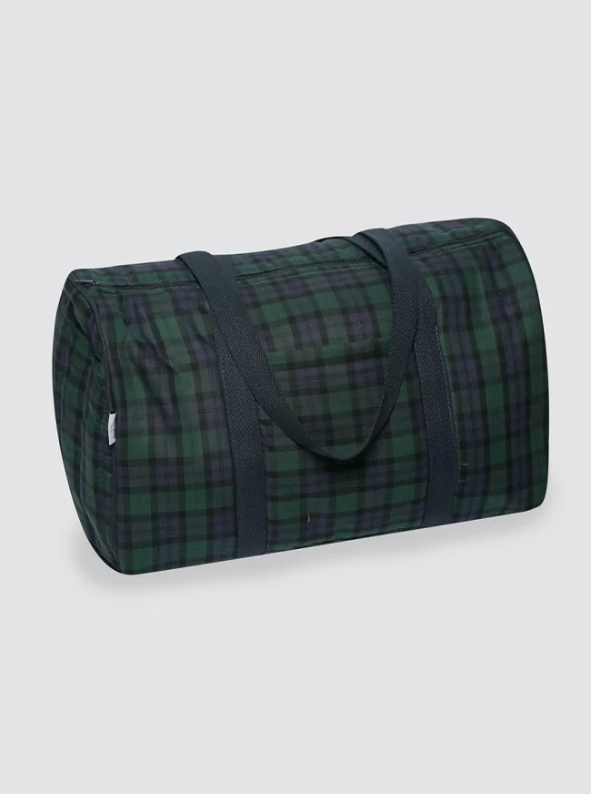 Balmoral Travel Bag Navy and Green